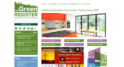 Desktop Screenshot of greenregister.org.uk